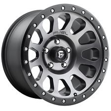 1 18 Inch Gray Black Wheels Rims Fuel D601 Vector 18x9 8x6.5 Lug D60118908250
