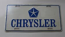 New Chrysler Pentastar License Plate
