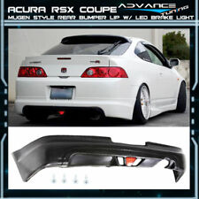 Fits 05-06 Acura Rsx Dc5 Type-s 2dr Mugen Pu Rear Bumper Lip Spoiler Led Light