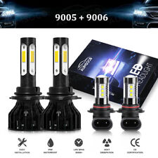 For Acura Tl 2002 2003 4pcs 6000k White Led Headlight Highlow Beam Fog Bulbs