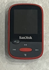 Sandisk Sansa Sport Clip Red 8gb Fm Radio Mp3 Player Free Shipping