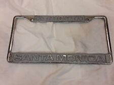 Infinity Santa Monica California Car Dealership Metal License Plate Frame