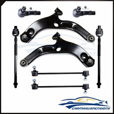 Fits 01-03 Mazda Protege Both Sway Bar Tie Rod Control Arms Suspension Kit 8x