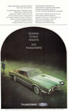 1970 Ford Thunderbird Soaring To New Heights Vintage Print Ad