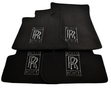 Floor Mats For Rolls Royce Wraith 2013-2017 Tailored Carpets With Rr Emblem Lhd