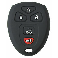 Protective Rubber Silicone Keyless Entry Remote Fob Cover Case For Gm Black