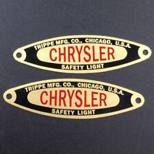 Chrysler Trippe Light Badges