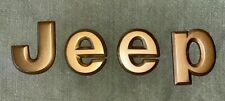 93-98 Jeep Grand Cherokee Jeep Zj Letters Gold Badge Logo Emblem Oem