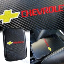 For Chevrolet Chevy Car Center Console Armrest Cushion Mat Pad Cover Embroidery