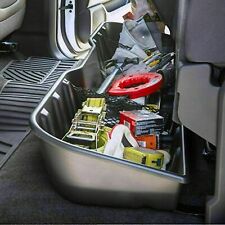 Black Underseat Storage Box For 07-18 Chevy Silverado 07-19 Gmc Sierra Crew Cab