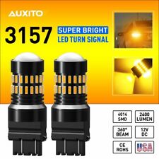 Auxito Yellow Amber 3157 Led Drl Turn Signal Parking Light Blinker Corner Bulbs