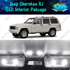 16x White Interior Led Lights Package Kit For 1997 1998 - 2001 Jeep Cherokee Xj