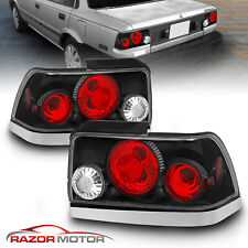 For 1993 1994 1995 1996 1997 Toyota Corolla Black Tail Lights Rear Lamps G2