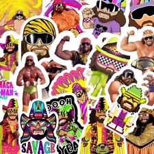 Randy Macho Man Savage Stickers 40 Piece Sticker Set Wrestling Stickers