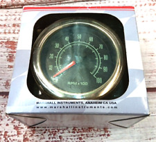 Marshall 60s Muscle 3-38 In Dash Tachometer Stainless Bezel - Free Shipping