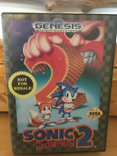 Sega Genisis Sonic The Hedgehog 2 Game 1992 Vgc