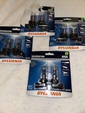 Sylvania Silverstar 9006 Pair Set High Performance Headlight 2 Bulbs New