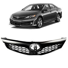 Front Upper Black Bumper Grill Grille For 2012 2013 2014 Toyota Camry Se Xse