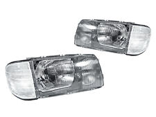 Depo Euro Glass Headlight Corner Lamp W Adapters For 81-91 Mercedes Benz W126
