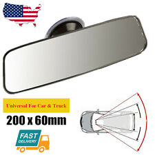 Car Truck Interior Rear View Mirror Wide Suction Cup Mirror Universal 200mm S0w5
