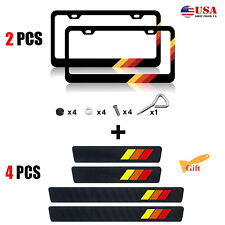 For Toyota Accessories Set Car License Plate Frame Coverdoor Sill Protector N9