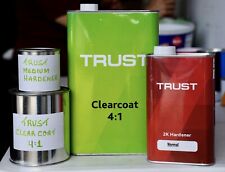 Trust 2k High Gloss 41 Clear Coat Quart Kit Med Hardener Automotive Clearcoat