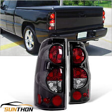 Pair Clear Tail Lights Brake Lamps For 1999-2006 Chevy Silverado 1500 2500 3500