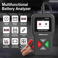 Car Battery Tester Auto Analyzer6v 12v 24v Battery Voltage Tester 100-2000cca Us