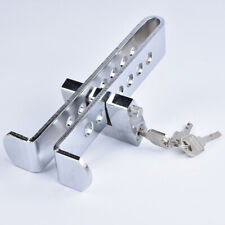 Auto Car Brake Pedal Lock Security Clutch Lock 3 Keys Stainless Steel Anti-theft