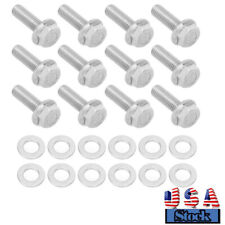 Stainless Steel Exhaust Manifold Header Bolts Kits For Ls1 Ls2 Lt1 Ls3 Us