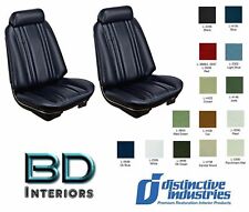 1969 Chevy Chevelle Front Bucket Seat Upholstery By Distinctive Ind. Any Color