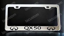 Infiniti Qx50 License Plate Frame Custom Made Of Chrome Plated Metal