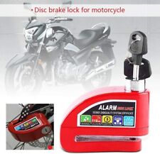 Victocar Motorcycle Scooter Red Anti-theft Brake Disc Lock Wheel Alarm New