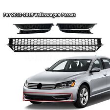 For 2012-2015 Volkswagen Passat Front Bumper Lower Grille Grill Fog Light Cover