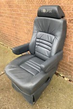 1998 Ford Eclipse Van One 1 Custom Deluxe Gray Leather Seat Or Captains Chair