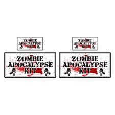 Zombie Apocalypse Ammo Set Vinyl Decal Sticker 2 1x2 2 2x4 8466