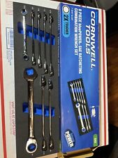 Cornwell Tools Bprw8st 8pc Ratcheting Combination Wrench Set