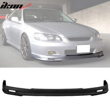 Fits 01-02 Honda Accord Coupe Front Bumper Lip Spoiler Mugen Style Unpainted Pp