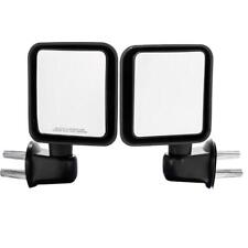 Manual View Door Mirrors Driver Passenger Side For 2007-2017 Jeep Wrangler