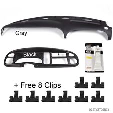 Fit For 98-02 Dodge Ram1500 2500 3500 Pickup Dash Beze Dashboard Cover Overlay
