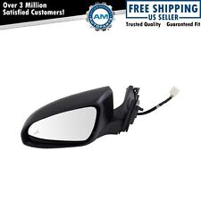 Mirror Power Heated Blind Spot Detection Smooth Black Left Lh For 15 Camry New