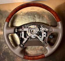 Lexus Lx450 Toyota Land Cruiser 80 Series Steering Wheel Wood Grain No Horn Pad