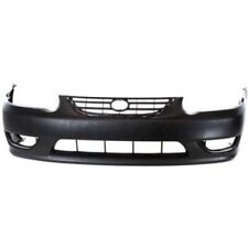 Front Bumper Cover For 2001-2002 Toyota Corolla W Fog Lamp Holes Primed