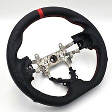 Sports Black Leather Red Steering Wheel For 2012-2015 Honda Civic Gen 9th Si New