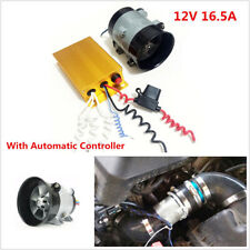 12v 16.5a Car Electric Turbine Power Turbo Charger Boost Bold Lines Wcontroller
