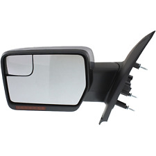 Mirror For 2011-2014 Ford F-150 With Memory Heated Chrome Front Driver Side