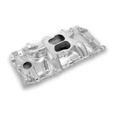 Weiand Intake Manifold 8123p Shiny Cast Aluminum For Chevy 396-454 Bbc
