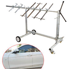 Iron Automotive Body Spray Painting Stand Shop Paint Booth Hood Parts Tool Rack