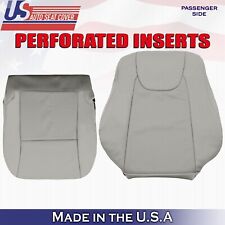 2010 For Lexus Rx350 Rx450h Passenger Top Bottom Perf Leather Seat Covers Gray
