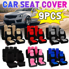 Universal Auto Seat Covers For Car Truck Suv Van 5 Seater Front Rear